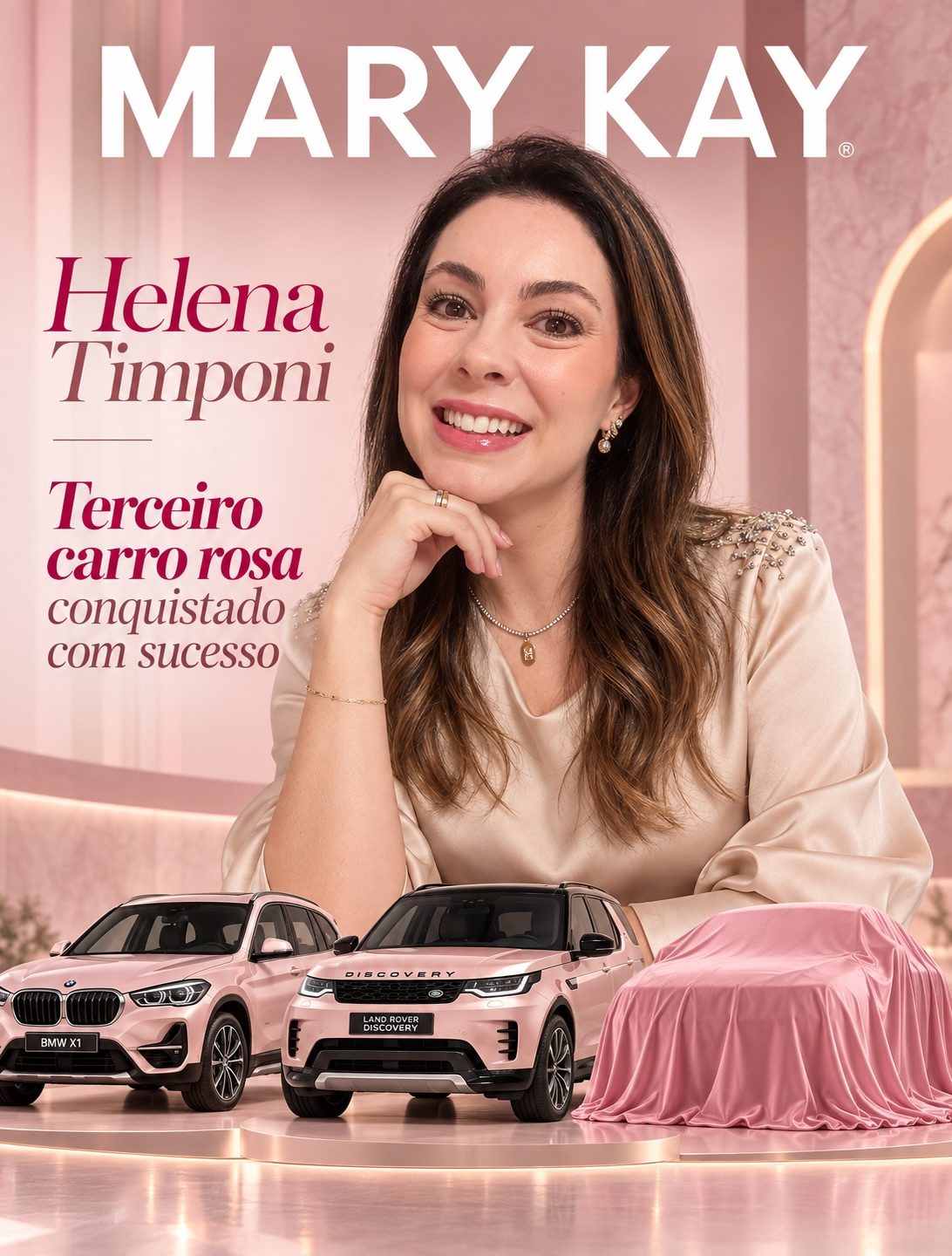 Capa: terceiro carro rosa conquistado com sucesso
